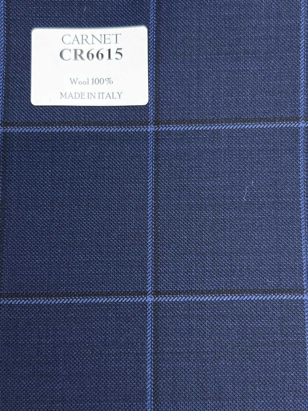 CR6615 CARNET ثلاثي الطبقات بنقشة مربعات كحلي[قماش] HOSOI SYOJI