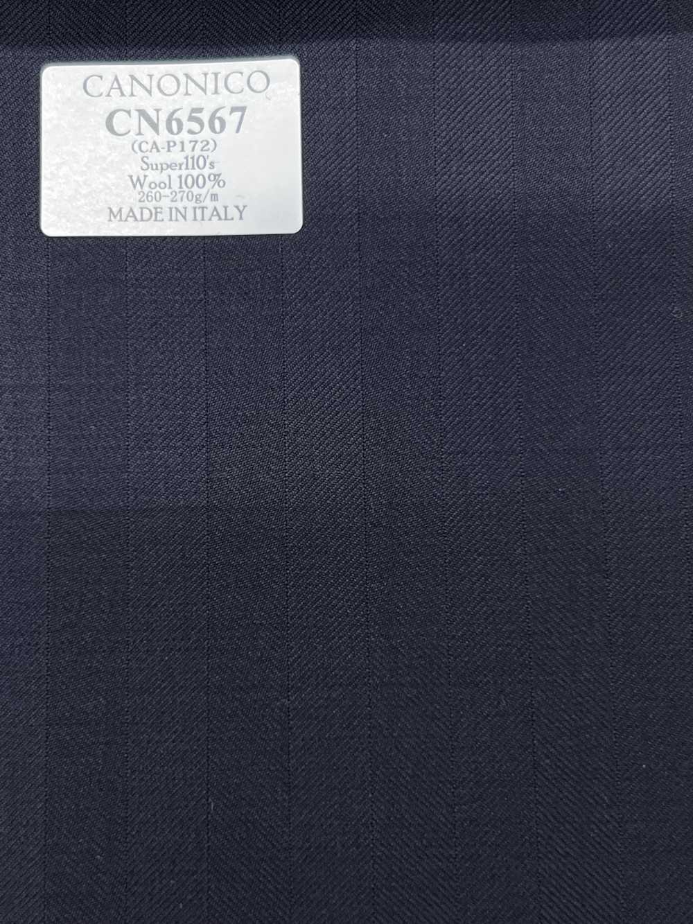 CN6567 CANONICO Super110's مخطط كحلي داكن[قماش] HOSOI SYOJI