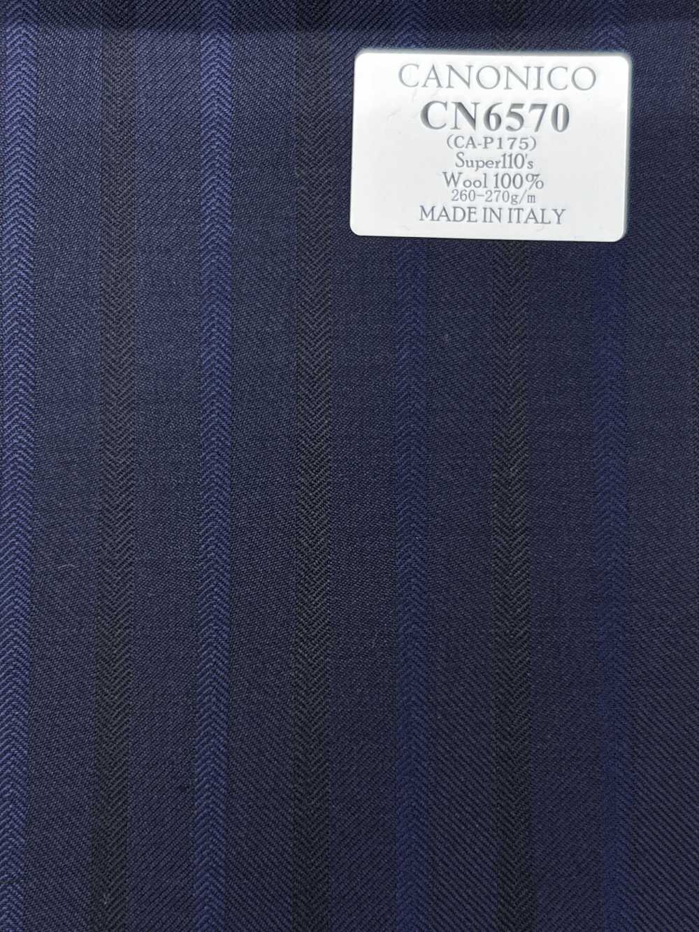 CN6570 CANONICO Super110's مخطط كحلي[قماش] HOSOI SYOJI