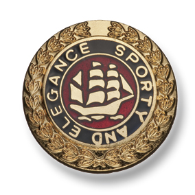 559 أزرار معدنية يابانية الصنع للبدل والسترات، ذهبي/أحمر Kogure Button Mfg. Co., Ltd.