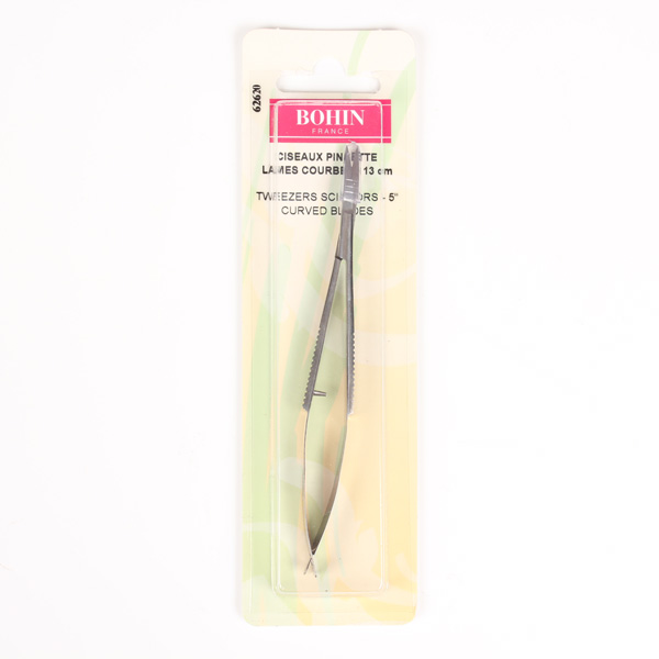 62620 مقص صغير (BOHIN) على شكل ملقط، منحني[لوازم الحرف اليدوية] BOHIN