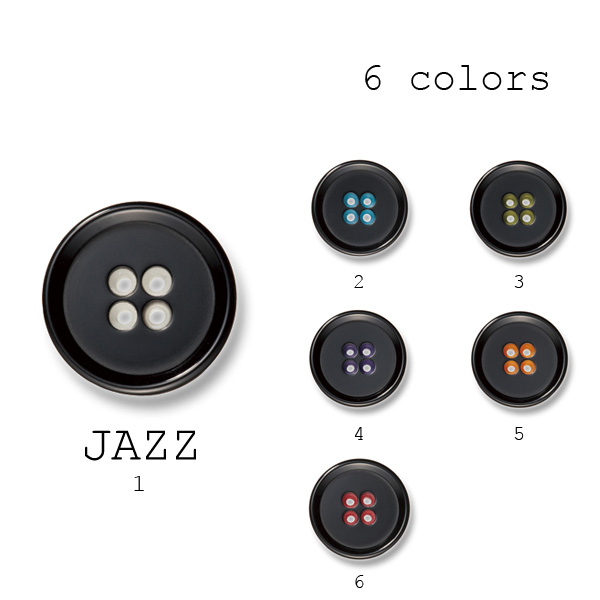 JAZZ زر تانوكي-هول صنع في اليابان للبدلات والجاكيتات