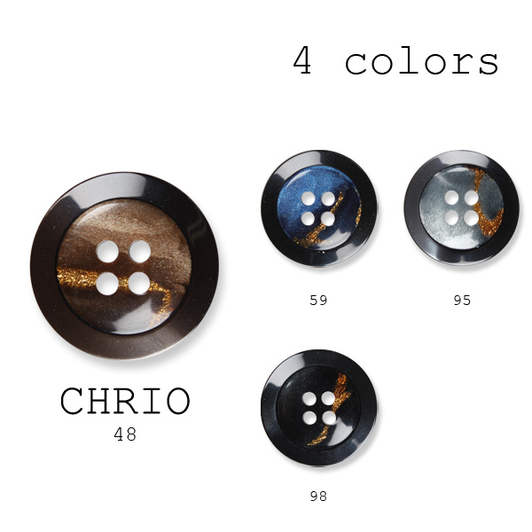 クリオ أزرار بوليستر للبدلات والجاكيتات [أوتليت] Koutoku Button