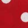 Large Polka Dot - Red X White