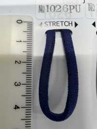1026-PU حبل مطاطي (حوالي 4 مم)[Ribbons, Tapes, And Cords] ROSE BRAND (Marushin) صور إضافية