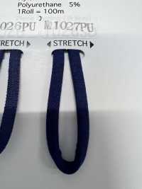 1027-PU حبل مطاطي (حوالي 4 مم)[Ribbons, Tapes, And Cords] ROSE BRAND (Marushin) صور إضافية
