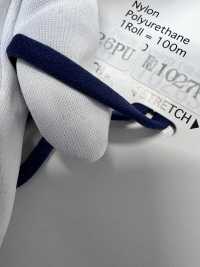 1027-PU حبل مطاطي (حوالي 4 مم)[Ribbons, Tapes, And Cords] ROSE BRAND (Marushin) صور إضافية
