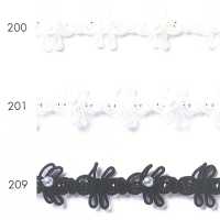 113-50 ضفيرة لؤلؤ رايون تقريبًا 12 مم[Ribbons, Tapes, And Cords] DARIN صور إضافية