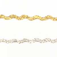 116-3213 ضفيرة متعرجة معدنية عالية من 13 خيطًا، حوالي 3 مم[Ribbons, Tapes, And Cords] DARIN صور إضافية