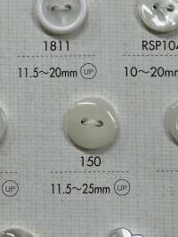 150 DAIYA BUTTONS زر بوليستر ثنائي الثقب[أزرار] DAIYA BUTTON صور إضافية