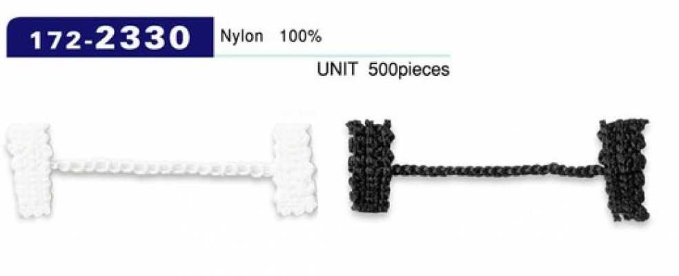172-2330 محدد حلقة زر من نوع سلك سلسلة بطانة، الطول الإجمالي 44mm (عبوة 500)