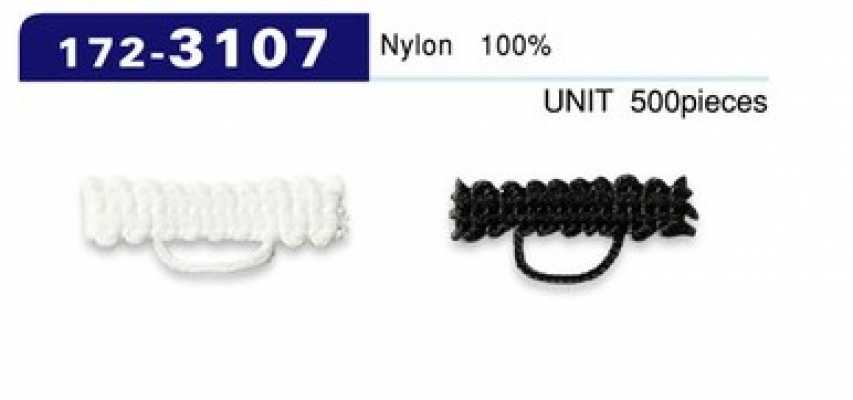 172-3107 حلقة زر، من نوع حبل مضفور، 5mm × 22mm (500 قطعة)