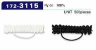 172-3115 حلقة زر، من نوع حبل مضفور، 5mm X 30mm (عبوة من 500)