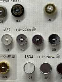 1832 زر أنيق وفاخر للقمصان[أزرار] DAIYA BUTTON صور إضافية