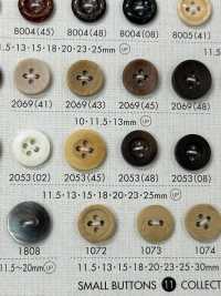 2053 زر من راتنج البوليستر بأربع ثقوب وحافة[أزرار] DAIYA BUTTON صور إضافية