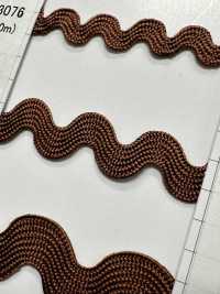 3077 ضفيرة زيغزاغ بوليستر (حوالي 11 مم)[Ribbons, Tapes, And Cords] ROSE BRAND (Marushin) صور إضافية