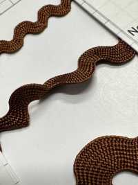 3077 ضفيرة زيغزاغ بوليستر (حوالي 11 مم)[Ribbons, Tapes, And Cords] ROSE BRAND (Marushin) صور إضافية