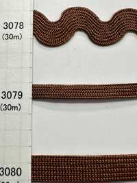 3079 تويل بوليستر بامبو (حوالي 5 مم)[الأشرطة، والأشرطة القماشية، والحبال] ROSE BRAND (Marushin) صور إضافية