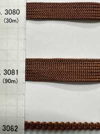 3081 نسج تويل بوليستر بامبو (تقريبًا 10 مم)[Ribbons, Tapes, And Cords] ROSE BRAND (Marushin) صور إضافية