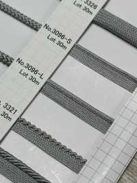 3096-L بيبينغ بوليستر (حوالي 8 مم)[Ribbons, Tapes, And Cords] ROSE BRAND (Marushin) صور إضافية