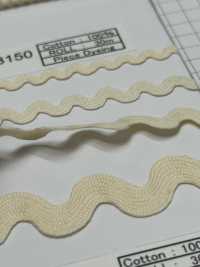 3150 جديلة قطنية دائرية متعرجة[Ribbons, Tapes, And Cords] ROSE BRAND (Marushin) صور إضافية