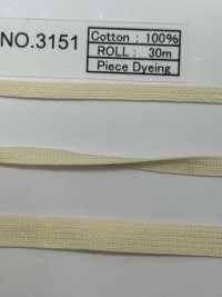 3151 تويل قطن بامبو[Ribbons, Tapes, And Cords] ROSE BRAND (Marushin) صور إضافية