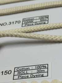 3170 حبل قطني[الأشرطة، والأشرطة القماشية، والحبال] ROSE BRAND (Marushin) صور إضافية