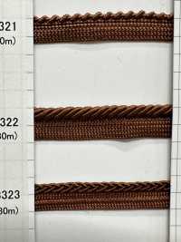 3322 بياه بوليستر، نوع تويل (حوالي 9 مم)[الأشرطة، والأشرطة القماشية، والحبال] ROSE BRAND (Marushin) صور إضافية