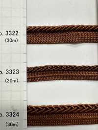 3323 شريط حافة مضفر من البوليستر (تقريبًا 7 mm)[الأشرطة، والأشرطة القماشية، والحبال] ROSE BRAND (Marushin) صور إضافية