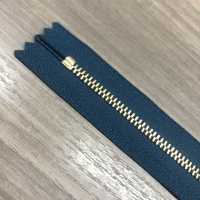 3SGYOGC سحاب EXCELLA® مقاس 3 من نحاس أصفر ذهبي، طرف مغلق، فردي YKK صور إضافية