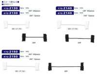 472-2140 مثبت حلقة زر للبطانة، نوع حبل مجدول، الطول الإجمالي 52 مم (الكمية: 10)[Button Loop / Frog Button] DARIN صور إضافية