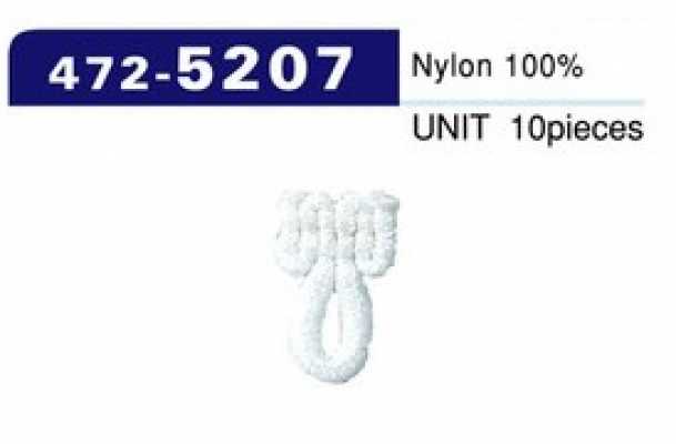 472-5207 نوع نايلون صوفي لعروة الزر، صغير (عبوة 10)
