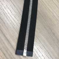 5SGWPOR سحاب EXCELLA® مقاس 5 نيكل مفتوح مزدوج YKK صور إضافية
