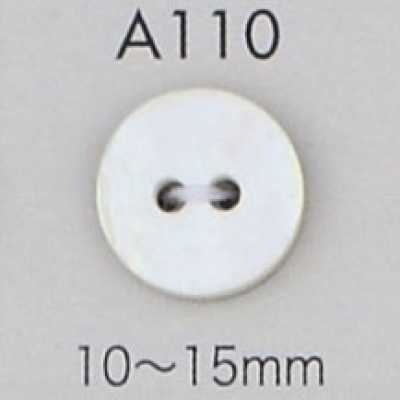 A110 زر صدفي بفتحتين