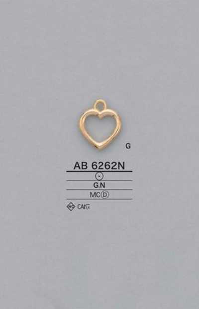 AB6262N لسان سحاب على شكل قلب