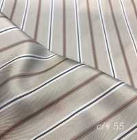 AK5100 LOISOR بطانة أكمام مخططة من كوبرو مصبوغ بالخيوط[Lining] L-top(LOISIR) صور إضافية