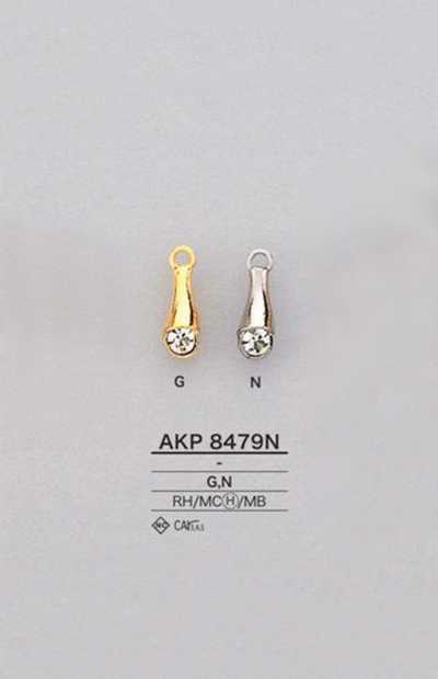 AKP8479N لسان سحاب مرصع بأحجار الراين