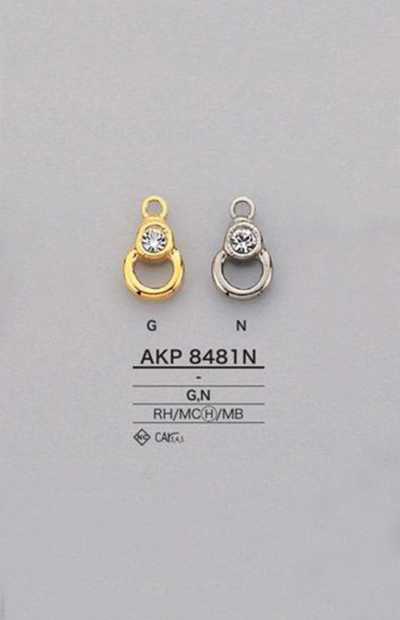 AKP8481N لسان سحاب مرصع بالأحجار اللامعة