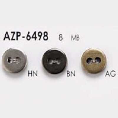 AZP6498 زر نحاسي ذو ثقبين