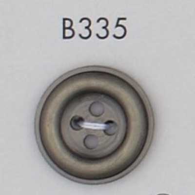 B335 زر مطلي براتنج ABS