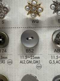 B52 زر مطلي براتنج ABS[أزرار] DAIYA BUTTON صور إضافية