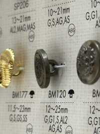 BM120 زر مطلي براتنج ABS[أزرار] DAIYA BUTTON صور إضافية