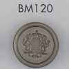 BM120 زر مطلي براتنج ABS
