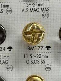 BM177 زر مطلي براتنج ABS[أزرار] DAIYA BUTTON صور إضافية