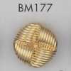 BM177 زر مطلي براتنج ABS
