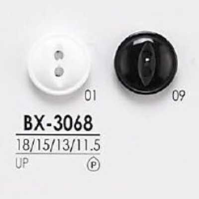 BX3068 زر من راتنج البوليستر بفتحتين