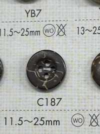 C187 زر خشبي طبيعي بأربع فتحات[Buttons] DAIYA BUTTON صور إضافية
