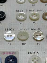 ES104 DAIYA BUTTONS زر بوليستر بنمط الصدفة[Buttons] DAIYA BUTTON صور إضافية
