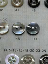 ES104 DAIYA BUTTONS زر بوليستر بنمط الصدفة[Buttons] DAIYA BUTTON صور إضافية