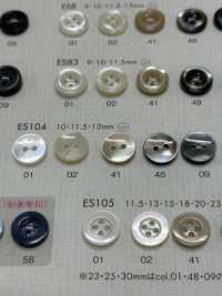 ES104 DAIYA BUTTONS زر بوليستر بنمط الصدفة[Buttons] DAIYA BUTTON صور إضافية